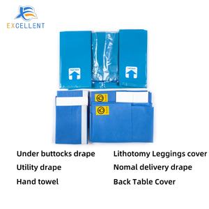 بيع بالجملة SMS مجموعة حزمة جراحية معقمة قسم C مع مجموعة حزمة جراحية يمكن التخلص منها - Product Image 2