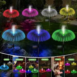 Luces Solares LED IP65 Impermeables para Decoración de Jardín, Césped y Caminos, con Control Remoto y Batería Recargable AAA - Product Image 2