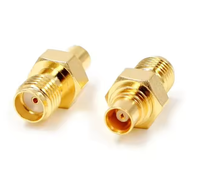 Para SMA a SMB Enchufe macho y conector hembra Conector coaxial RF Adaptador de terminal de cable de latón