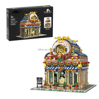 Baka 33202 Nuevo Set de Bloques de Construcción de Arquitectura Educativa Modelo de Casa de Donuts Street View para Niños