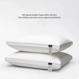 Cổ phiếu ở nước ngoài Vua Kích thước gối đặt cho giường 40% ngỗng tự nhiên xuống gối khách sạn ngủ gối cho giường - Product Image 6