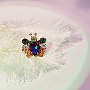 Accesorios para Zapatos de Mujer con Forma de Abeja, Adornos Metálicos para Zapatos de Tacón Alto, Cadenas de Diamantes de Imitación, Chapado en Oro/Plata/Gris Metálico - Product Image 4