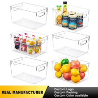 Boîtes de rangement alimentaire multifonctionnelles hermétiques pour la cuisine à domicile, en plastique transparent, organisateur de réfrigérateur multifonctionnel