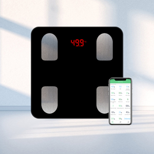 <span class=keywords><strong>Yowu</strong></span> TS-B8023 moins cher ABS + verre trempé durable LCD rétro-éclairage balances de salle de bain - Product Image 1