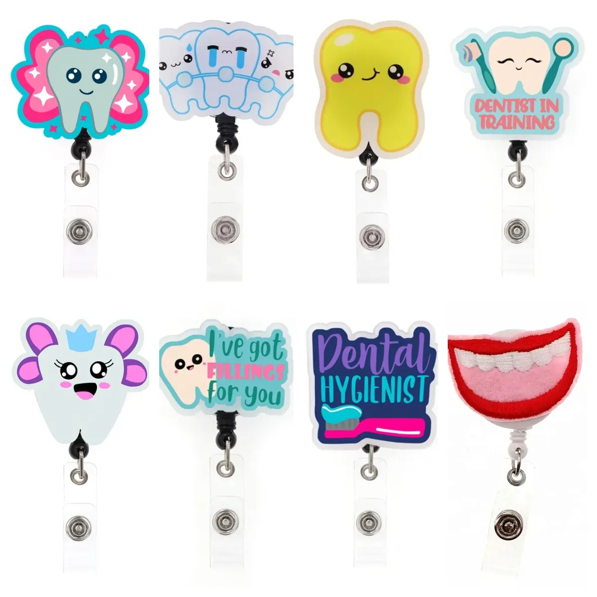 Badge Reel Dental Acrylic