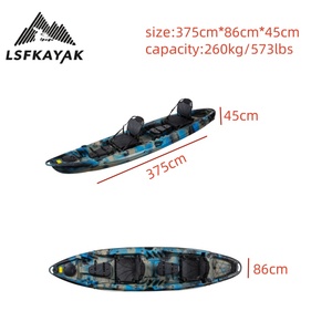 Kayak Familiar de 3 Personas en Oferta de Fábrica China, Material de Casco de HDPE/PE/Polietileno para Pesca y Recreación al Aire Libre - Product Image 2