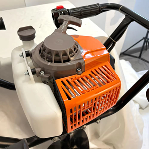 Machine à tarière à essence industrielle OEM 2 temps 52cc, équipement de forage, forets de 100/200/300 mm pour trous de poteaux de clôture, plantation - Product Image 2