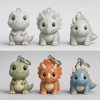 Porte-clés mousqueton 3D personnalisé en PVC, design anime mignon, léger, dessin animé, décoration de fête d'anniversaire, vente en gros OEM/ODM