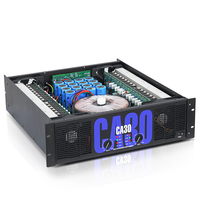 Amplificador de Potencia Profesional CA30 de 2*1200W, 8/4/2 Ohmios, Metálico, CA, 2 Canales, Duradero, con XLR para Uso en Escenarios de Audio Profesional