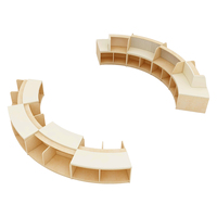 Kinder-Modulsofa Modell A Multifunktionales Schaumstoff-Spielsofa Sensorisches Integrationsmöbel-Set