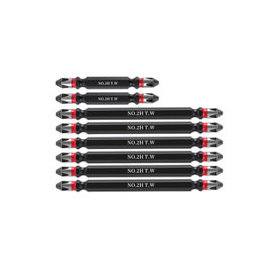 Tournevis professionnel à double tête 65/100 mm, embout magnétique PH2, acier S2, haute dureté et couple élevé - Product Image 6