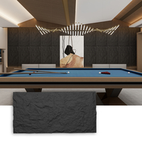 Panneau mural décoratif en pierre PU haute densité, panneaux de pierre artificielle 3D pour l'intérieur, pour la décoration des murs d'hôtels, de magasins, de bureaux