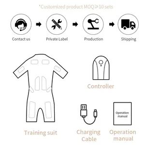 Nouvelle tendance Ems Power Suit Équipement d'entraînement Home Gym Fitness Ems Suit