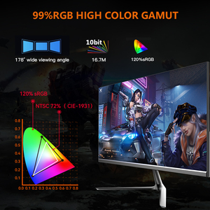 จอคอมพิวเตอร์โค้งขนาด 27 นิ้ว ความละเอียด 2K 144Hz สำหรับเล่นเกมและดูวิดีโอ - Product Image 2