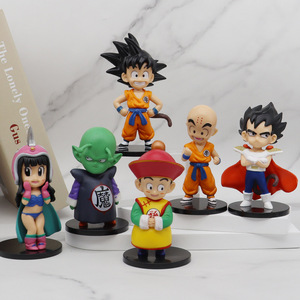 <span class=keywords><strong>6</strong></span> pièces/ensemble Anime <span class=keywords><strong>Dragon</strong></span> Balls Z personnage Q Version Pvc Goku figurine modèle jouet Dragons balles figurines d'action - Product Image 5