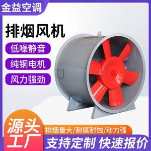 Ventilateur axial haute température 380 V à pales en plastique pour ventilation industrielle et évacuation des fumées - Product Image 2