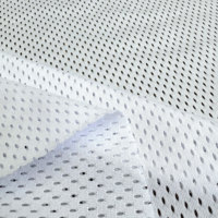 Tela de Malla de Poliéster para Ropa Deportiva, Transpirable, Elástica, con Patrón Jacquard para Impresión por Sublimación y Forro