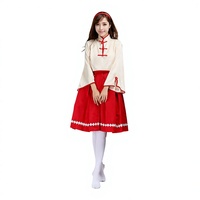 Ensemble haut et jupe inspiré du Hanfu, style chinois, pour femme, tenue de scène, cosplay, performance, options de couleurs, vente en gros