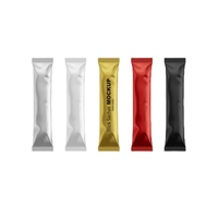Petit sachet cosmétique recyclable avec fermeture éclair et feuille d'aluminium pour l'emballage de produits laitiers et alimentaires