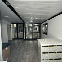 Maison conteneur extensible 20FT 40FT, maison préfabriquée pliable, maisons préfabriquées 2 ou 3 chambres, maison mobile portable, mini-maison