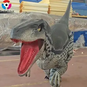 Satılık raptor dinozor kostüm Jurassic dünya gerçek animatronic gerçekçi dinozor kostüm