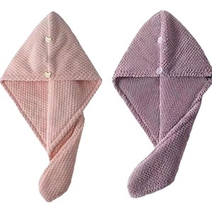 Gorro Secador de Pelo de Color Sólido, Engrosado, Absorbente y de Secado Rápido para Uso Doméstico - Product Image 5