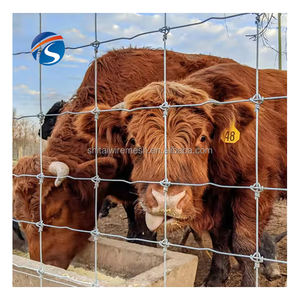 Valla <span class=keywords><strong>de</strong></span> malla <span class=keywords><strong>de</strong></span> <span class=keywords><strong>alambre</strong></span> para pastizales galvanizados al por mayor para ganado/ovejas/campo/valla para granja <span class=keywords><strong>de</strong></span> ciervos - Product Image 3