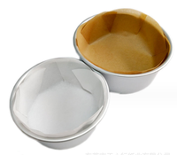 Feuilles de cuisson jetables double face en papier sulfurisé non blanchi, antiadhésives, en silicone de qualité alimentaire, pour moules à gâteaux, résistantes aux hautes températures