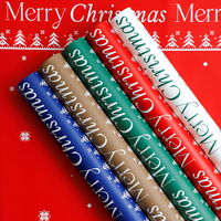 Kertas Pembungkus Bunga Cetak Satu Sisi Khusus Kertas Pembungkus Kado Natal Kemasan Bunga Bahan Plastik Pulp