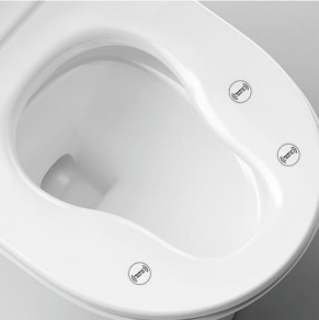 <span class=keywords><strong>WC</strong></span> intelligent avec certificat de marquage, télécommande et évacuation en S, sièges doubles colorés pour enfants et adultes - Product Image 5