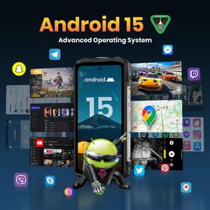 Fossibot F113ベスト6.78インチ120Hz 12Gb + 256Gbナイトビジョン50Mp + 32Mpカメラ5G Android 15 Rugged Phone 5GスマートフォンNFC付き - Product Image 6