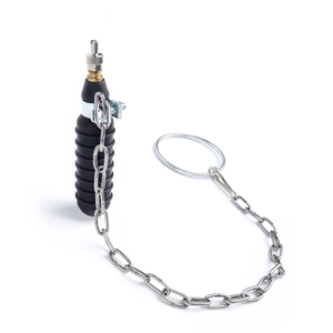Tapón de Prueba de Goma Resistente para Tuberías de 30mm-44mm con Cadena para Pruebas de Presión de Aire, Agua y Drenaje - Product Image 1