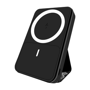 Power Bank Magnetico Wireless PD18W con Ricarica Rapida, Supporto Pieghevole di Sicurezza, Display LED, 5000mAh per iPhone - Product Image 1