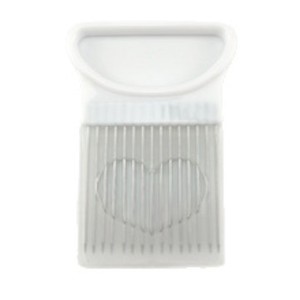 Attendrisseur à viande en acier inoxydable avec motif cœur pour la préparation de la volaille et de la viande, couleur blanche - Product Image 1