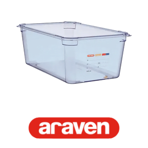 Bac alimentaire ABS GN 1/2 32,5 × 26,5 × 20 h cm, 11,35 L, sans couvercle, -40/+80 ° C Araven - Product Image 4