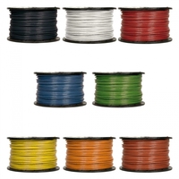 Meilleur prix fil électrique isolé en PVC 1007/1672/1855 AWG 10-30/300/500V 450/750V fil de cuivre plat solide fil de câble en aluminium