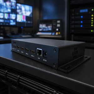 Dibviewolo OTV-HE04AU Encodeur 4 canaux HD MI pour diffusion en direct RTMP UDP Audio Facebook <span class=keywords><strong>Youtube</strong></span> H.265 H.264 RTSP SRT - Product Image 3