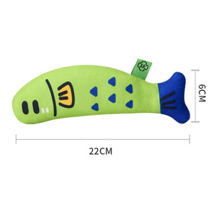 Vocal <span class=keywords><strong>Catnip</strong></span> Fish Cat Toys Tease Cat Sackcloth Fish Self-HI para aliviar el aburrimiento Juguetes para mascotas que contienen <span class=keywords><strong>Catnip</strong></span> Cat <span class=keywords><strong>Toy</strong></span> Productos para mascotas - Product Image 6