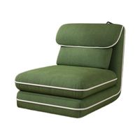 Sofá Cama Plegable Moderno de Corduroy, Asiento Reclinable Ajustable, Sillón Convertible para Sala de Estar y Uso Doméstico