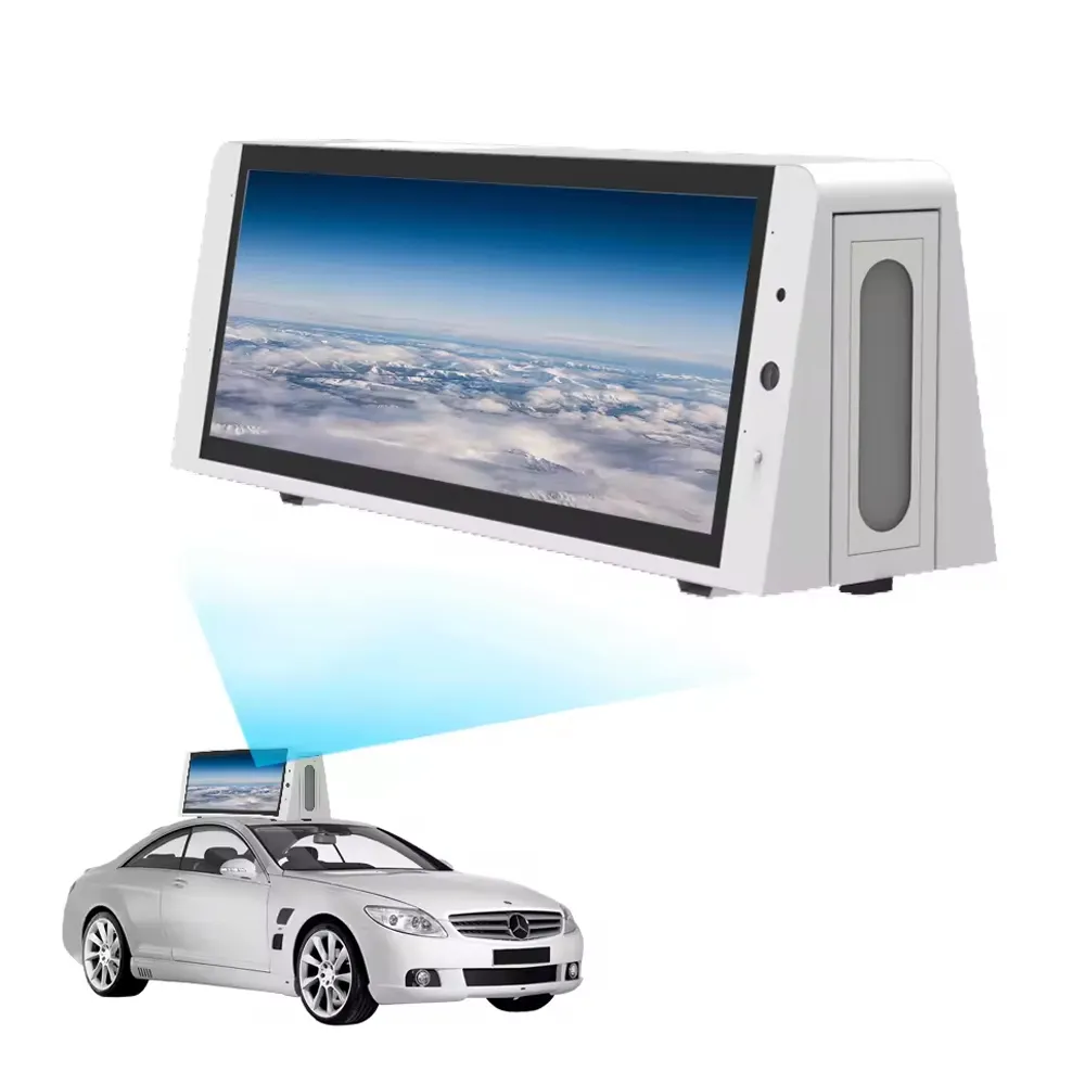 Ledカスタマイズ可能なファンライドBluetoothカーサインフルカラー3GWifiタクシートップLedP5両面Ledスクリーン広告カーディスプレイ