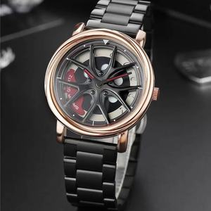 Reloj deportivo para hombre OEM ODM con diseño de esfera giratoria de 360 grados, correa de acero inoxidable, reloj de cuarzo, resistente al agua, para estudiantes. - Product Image 5