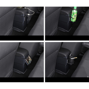 ABIRAM Ricambi Auto Bracciolo Universale da Auto con Vano Portaoggetti, Caricatore USB e Portabicchieri Anteriore - Product Image 3