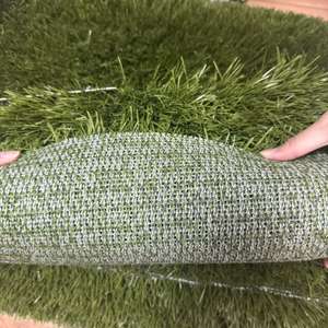<span class=keywords><strong>Gazon</strong></span> de tissage artificiel de densité pour l'aménagement paysager Degré de simulation extrêmement élevé Sans peur des intempéries - Product Image 2