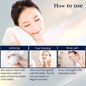 Japon Vente en gros Soins de la peau Luxe Japonais Beauté Femme Cosmétique Doré Produit de soin de la peau Mousseux Nettoyant pour le visage Nettoyant outils de soin de la peau - Product Image 5