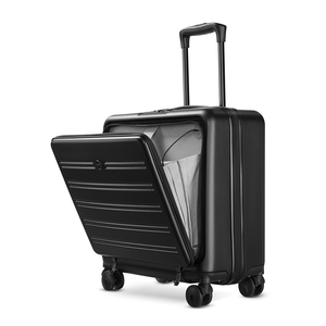 18 Inch PC Carry On Cabin Trolley Bags Suitcase Travel Luggage With USB Interface Laptop Pocket