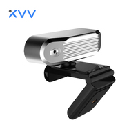 Webcam Xiaovv-w1 2MP 1080p, Webcam HD 1080P untuk PC, Kamera Web USB, Kamera Video untuk Live Streaming, Lensa Sudut Lebar 150°