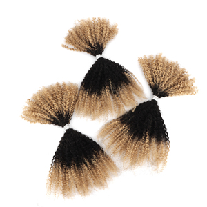100% cheveux humains tressage cheveux Ombre couleur personnaliser disponible 12A pas cher <span class=keywords><strong>Afro</strong></span> crépus en vrac cheveux humains pour le tressage - Product Image 6