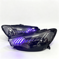 Kit de phares LED pour Audi A6 Avant Allroad 2012-2015, mise à niveau LED DRL, clignotants séquentiels dynamiques, pièces auto