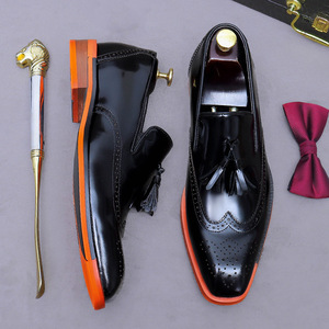 Nuevos Zapatos Formales y Casuales de Cuero Genuino para Hombre, con Punta Redonda, Duraderos, Cómodos y a la Moda, 2026 - Product Image 5