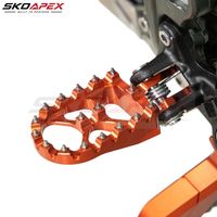 Repose-pieds larges en aluminium CNC pour Sur-Ron Ultra Bee, avec dents en acier inoxydable, repose-pieds MX, pièces de mise à niveau pour moto électrique tout-terrain